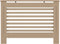 vidaXL Radiatorombouw 112x19x81 cm MDF