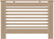 vidaXL Radiatorombouw 112x19x81 cm MDF
