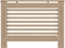 vidaXL Radiatorombouw 112x19x81 cm MDF