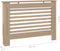 vidaXL Radiatorombouw 112x19x81 cm MDF