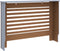 vidaXL Radiatorombouw 112x19x81 cm MDF zwart