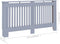 vidaXL Radiatorombouw 112x19x81 cm MDF zwart