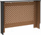 vidaXL Radiatorombouw 112x19x81 cm MDF zwart