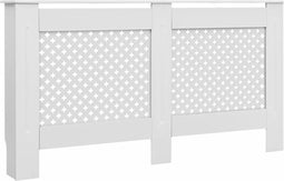 vidaXL Radiatorombouw 152x19x81.5 cm MDF wit