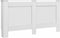 vidaXL Radiatorombouw 152x19x81.5 cm MDF wit