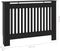 vidaXL Radiatorombouw 152x19x81.5 cm MDF wit