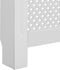 vidaXL Radiatorombouw 152x19x81.5 cm MDF wit