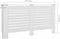 vidaXL Radiatorombouw 152x19x81.5 cm MDF wit
