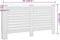 vidaXL Radiatorombouw 152x19x81.5 cm MDF wit