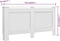 vidaXL Radiatorombouw 152x19x81.5 cm MDF wit