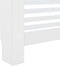 vidaXL Radiatorombouw 152x19x81.5 cm MDF wit