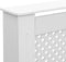 vidaXL Radiatorombouw 152x19x81.5 cm MDF wit