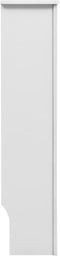 vidaXL Radiatorombouw 152x19x81.5 cm MDF wit