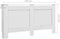 vidaXL Radiatorombouw 152x19x81.5 cm MDF wit