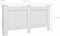 vidaXL Radiatorombouw 152x19x81.5 cm MDF wit