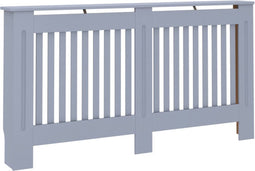 vidaXL Radiatorombouw 152x19x81 cm MDF antraciet