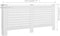 vidaXL Radiatorombouw 152x19x81 cm MDF antraciet