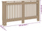 vidaXL Radiatorombouw 152x19x81 cm MDF