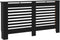 vidaXL Radiatorombouw 152x19x81 cm MDF zwart