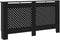 vidaXL Radiatorombouw 152x19x81 cm MDF zwart