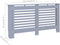 vidaXL Radiatorombouw 152x19x81 cm MDF zwart
