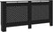 vidaXL Radiatorombouw 152x19x81 cm MDF zwart