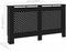 vidaXL Radiatorombouw 152x19x81 cm MDF zwart