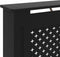 vidaXL Radiatorombouw 152x19x81 cm MDF zwart
