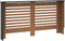 vidaXL Radiatorombouw 152x19x81 cm MDF zwart