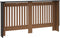 vidaXL Radiatorombouw 152x19x81 cm MDF zwart
