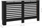 vidaXL Radiatorombouw 152x19x81 cm MDF zwart