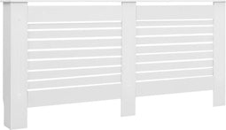 vidaXL Radiatorombouw 172x19x81.5 cm MDF wit