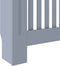 vidaXL Radiatorombouw 172x19x81.5 cm MDF wit