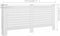 vidaXL Radiatorombouw 172x19x81.5 cm MDF wit