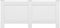 vidaXL Radiatorombouw 172x19x81.5 cm MDF wit