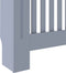 vidaXL Radiatorombouw 172x19x81 cm MDF antraciet