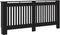 vidaXL Radiatorombouw 172x19x81 cm MDF zwart