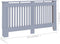 vidaXL Radiatorombouw 172x19x81 cm MDF zwart