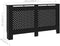 vidaXL Radiatorombouw 172x19x81 cm MDF zwart