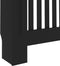 vidaXL Radiatorombouw 172x19x81 cm MDF zwart