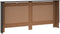vidaXL Radiatorombouw 172x19x81 cm MDF zwart