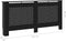 vidaXL Radiatorombouw 172x19x81 cm MDF zwart