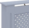 vidaXL Radiatorombouw 172x19x81 cm MDF zwart