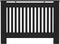 vidaXL Radiatorombouw 172x19x81 cm MDF zwart