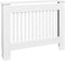 vidaXL Radiatorombouw 2 st 152 cm MDF wit