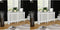 vidaXL Radiatorombouw 2 st 152 cm MDF wit