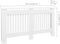 vidaXL Radiatorombouw 2 st 152 cm MDF wit