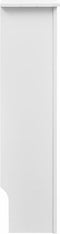 vidaXL Radiatorombouw 2 st 152 cm MDF wit