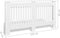 vidaXL Radiatorombouw 2 st 152 cm MDF wit