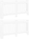 vidaXL Radiatorombouw 2 st 152 cm MDF wit